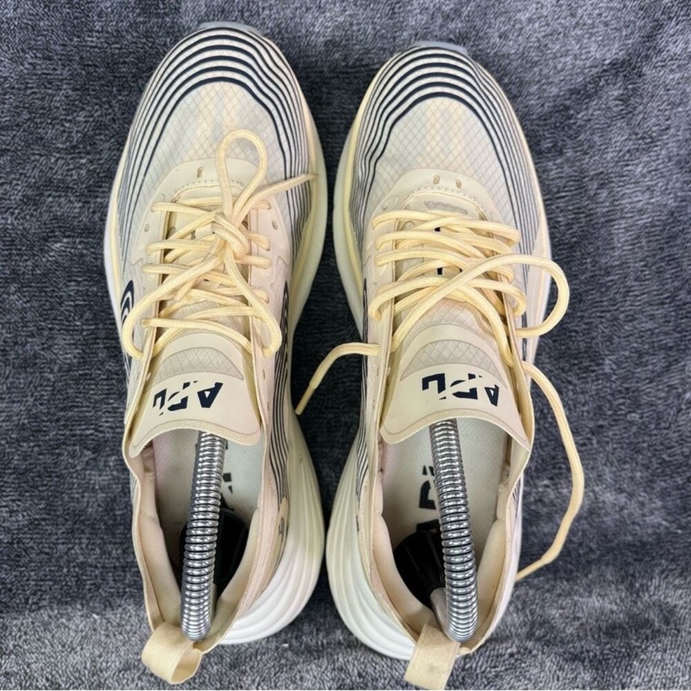 Women's APL Athletic Propulsion Labs Streamline Shoes Clear Ivory Blue Sz 7.5